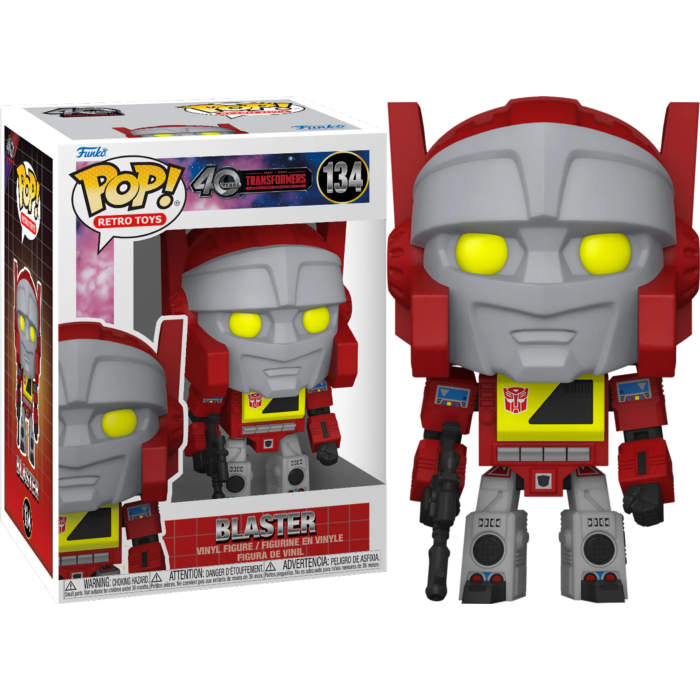 Funko Pop! Transformers: Generation 1 - Blaster #134