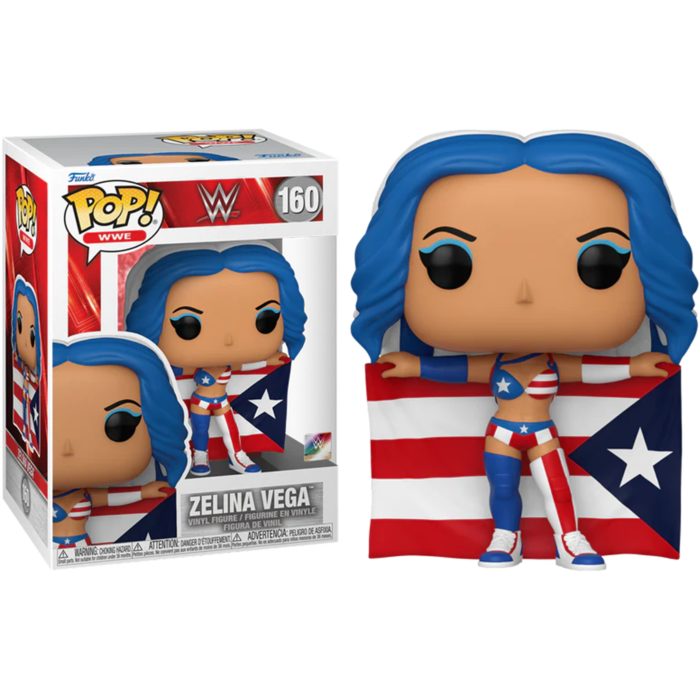 Funko Pop! WWE - Zelina Vega with Flag #160