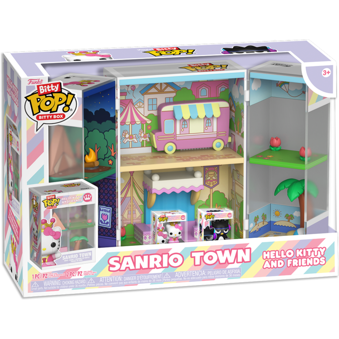 Funko Bitty Pop! Box Playset - Town - Hello Kitty and Friends - Sanrio - Real Pop Mania