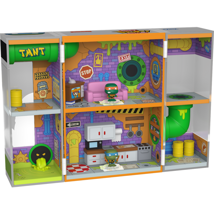 Funko Bitty Pop! Box Playset - Teenage Mutant Ninja Turtles - Sewer Lair
