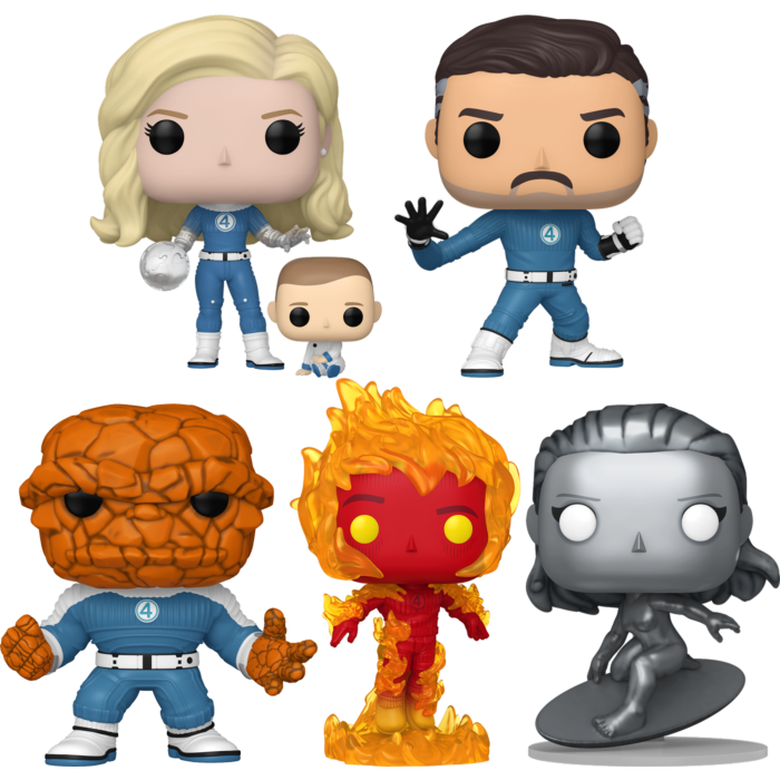Funko Pop! The Fantastic Four: First Steps (2025) - Welcome to the Family - Bundle (Set of 5)