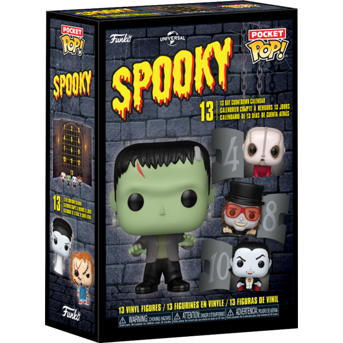 Funko Pop! Spooky Universal Studios - 13 Day Pocket Countdown Calendar