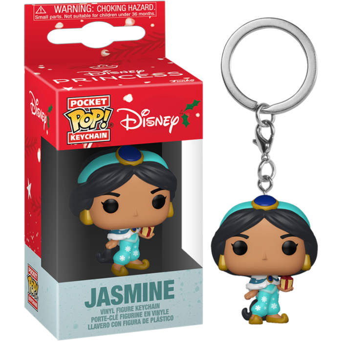 Funko Pocket Pop! Keychain - Disney: Princess - Jasmine Holiday