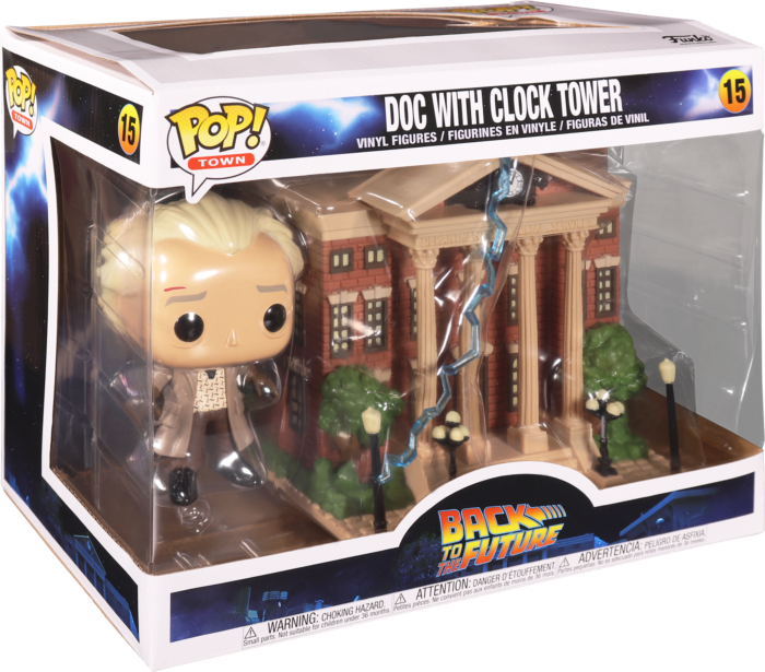 Funko Pop! Back To The Future - Dr. Emmett Brown with Clock Tower #15