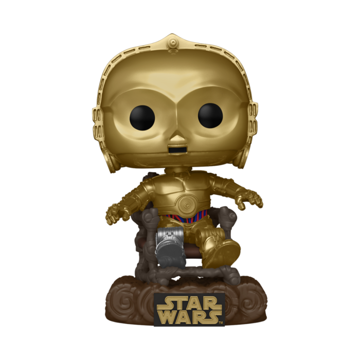 Funko Pop! Star Wars Episode VI: Return of the Jedi - C-3PO on Ewok Throne 40th Anniversary #609