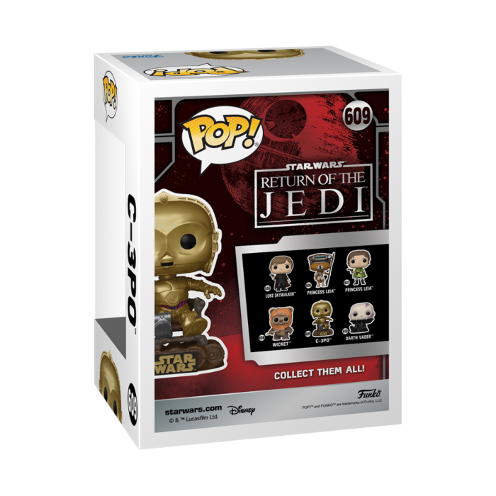 Funko Pop! Star Wars Episode VI: Return of the Jedi - C-3PO on Ewok Throne 40th Anniversary #609