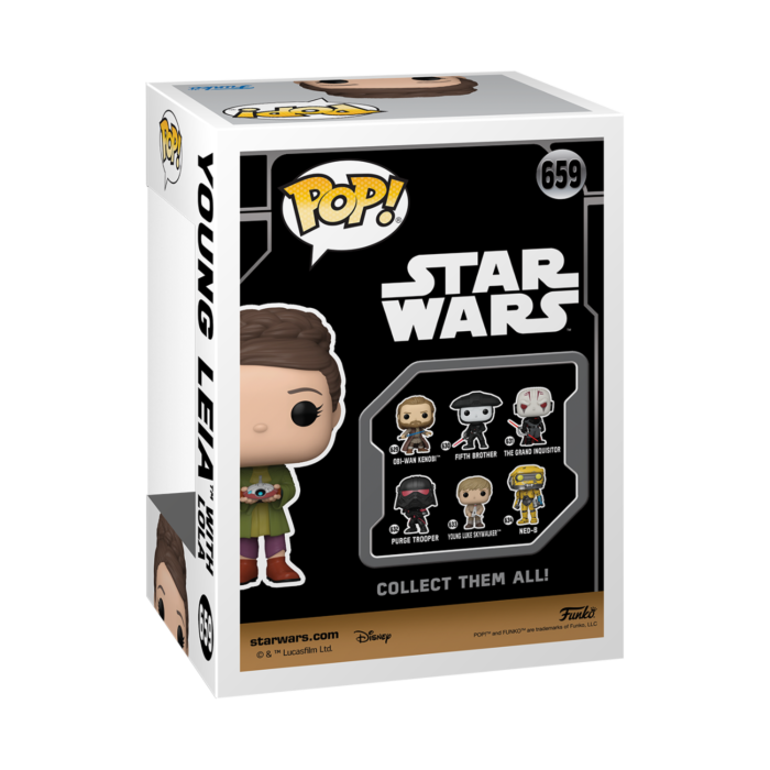 Funko Pop! Star Wars: Obi-Wan Kenobi - Young Leia with Lola #659 (2023 Summer Convention Exclusive)