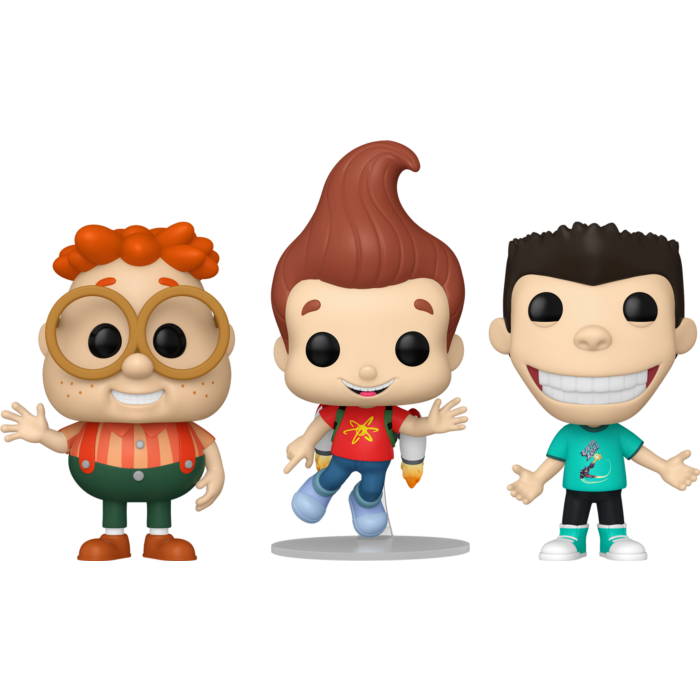 Funko Pop! The Adventures of Jimmy Neutron Boy Genius - Boy Genius - Bundle (Set of 3)