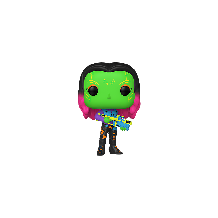 Funko Pop! Guardians of the Galaxy: Vol 2 - Star-Lord, Gamora, Groot & Rocket Raccoon Blacklight - 4-Pack
