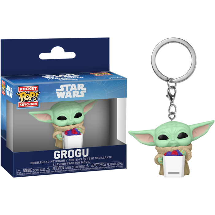 Funko Pocket Pop! Keychain - Star Wars: The Mandalorian & Grogu (2026) - Grogu with Snacks