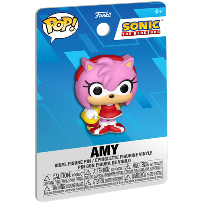 Funko Pop! Pin - Sonic the Hedgehog - Amy