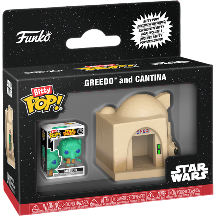 Funko Bitty Pop! Town - Star Wars - Greedo & Cantina - Real Pop Mania