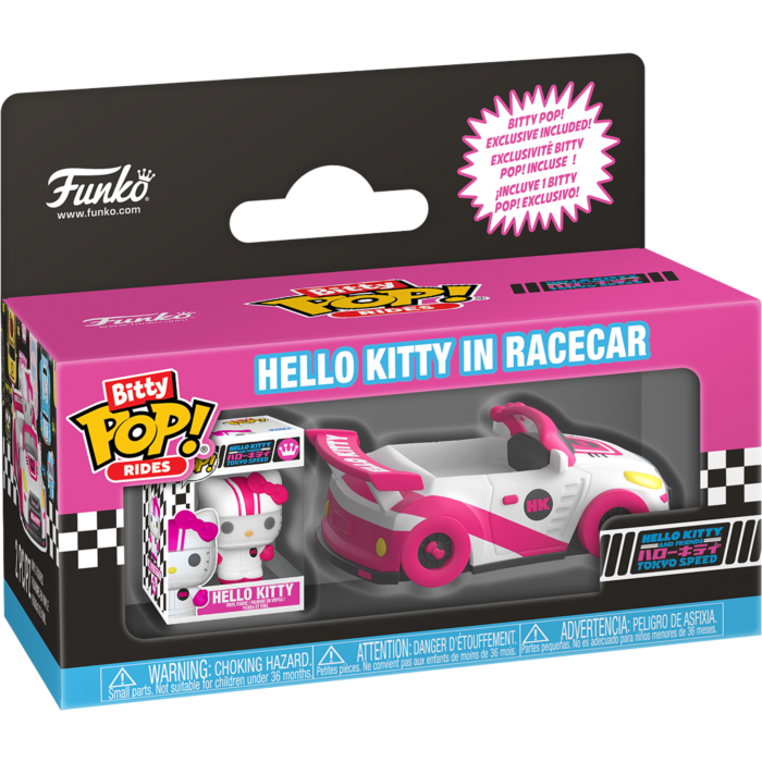 Funko Bitty Pop! Ride - Hello Kitty & Friends - Hello Kitty in Racecar