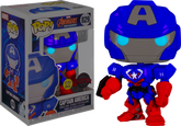 Funko Pop! Avengers Mech Strike - Captain America Mech Glow in the Dark #829 - Real Pop Mania