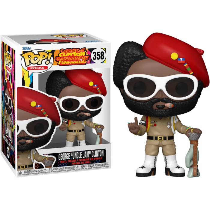 Funko Pop! Parliament-Funkadelic - George "Uncle Jam" Clinton #358