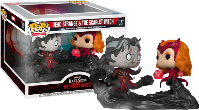 Funko Pop! Doctor Strange in the Multiverse of Madness - Dead Strange & The Scarlet Witch Movie Moments #1027 - Real Pop Mania