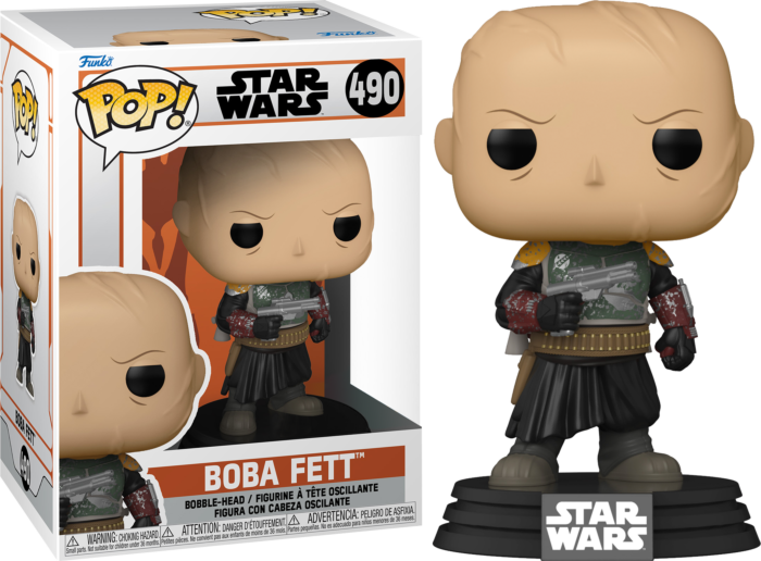 Funko Pop! Star Wars: The Mandalorian - Boba Fett Unmasked #490