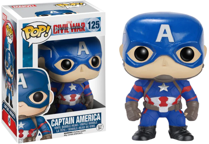 Funko Pop! Captain America: Civil War - Captain America #125