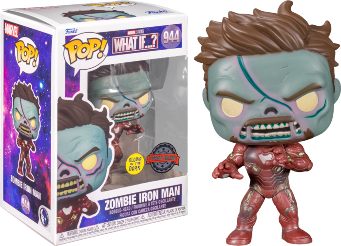 Funko Pop! What If… - Zombie Iron Man Glow in the Dark #944