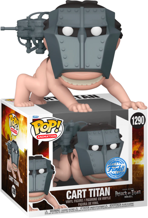 Funko Pop! Attack on Titan - Cart Titan 6" Super Sized #1290