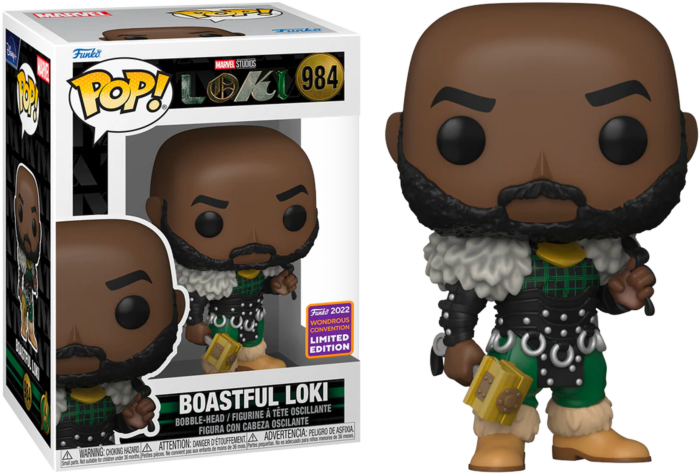 Funko Pop! Loki (2021) - Boastful Loki #984 (2022 Wondrous Convention Exclusive)