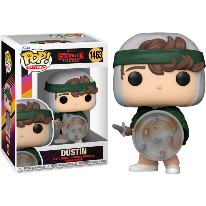 Funko Pop!  Stranger Things 4 - Hunter Dustin with Shield #1463