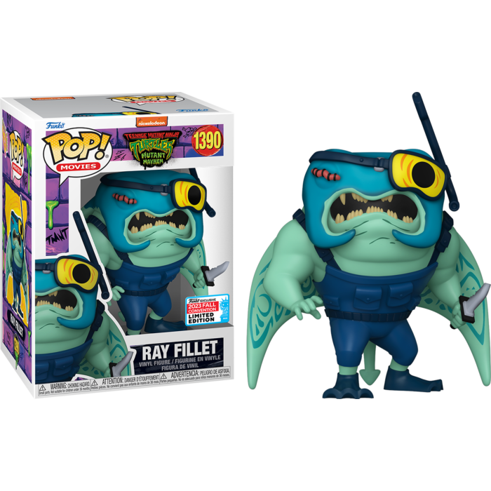 Funko Pop! Teenage Mutant Ninja Turtles: Mutant Mayhem - Ray Fillet #1390 (2023 Fall Convention Exclusive)