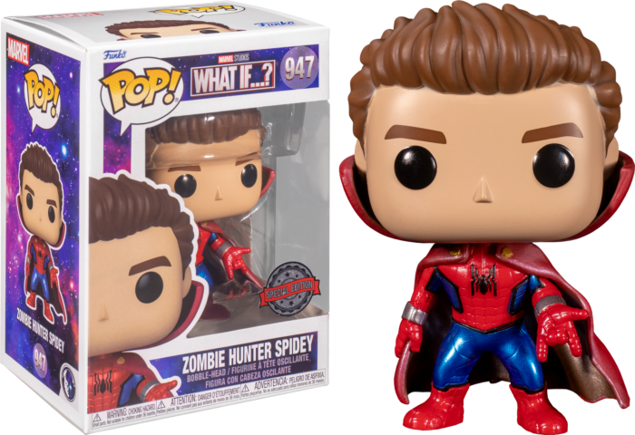 Funko Pop! What If… - Zombie Hunter Spidey Unmasked #947