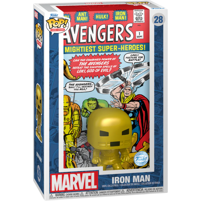 Funko Pop! Comic Covers - The Avengers - Iron Man Issue #1
