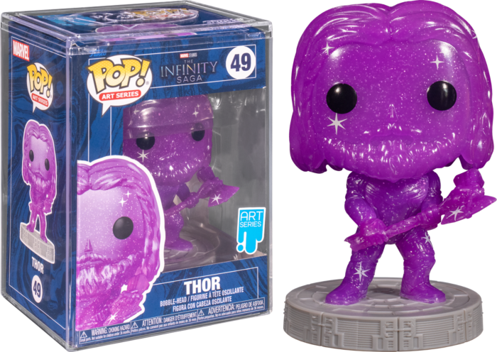 Funko Pop! Avengers 4: Endgame - Thor Purple Infinity Stone Artist Series with Pop! Protector #49
