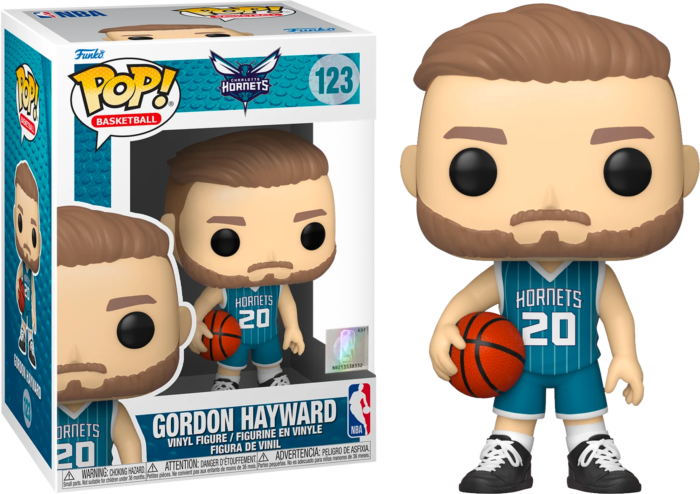 Funko Pop! NBA Basketball - Gordon Hayward Charlotte Hornets #123 - Real Pop Mania
