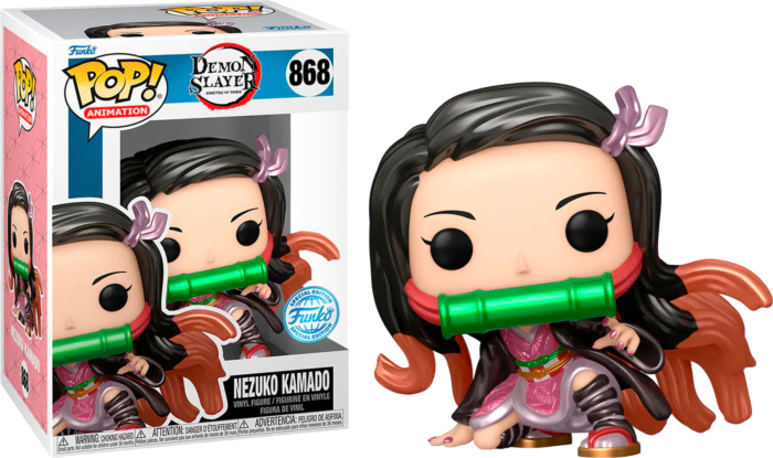 Boneco Nezuko Kamado 868 Demon Slayer - Funko Pop! - UATARI