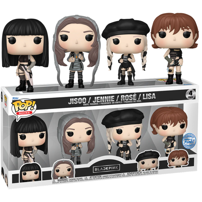 Funko Pop! BLACKPINK - Jisoo, Jennie, Rose & Lisa - 4-Pack
