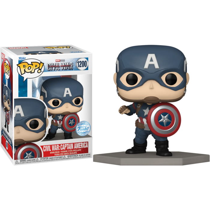 Funko Pop! Captain America: Civil War - Captain America with Shield #1200