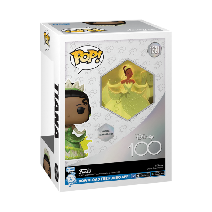 Funko Pop! The Princess and the Frog (2009) - Tiana Disney 100th Diamond Glitter #1321
