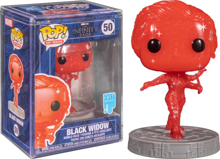 Funko Pop! Avengers 4: Endgame - Black Widow Red Infinity Stone Artist Series with Pop! Protector #50