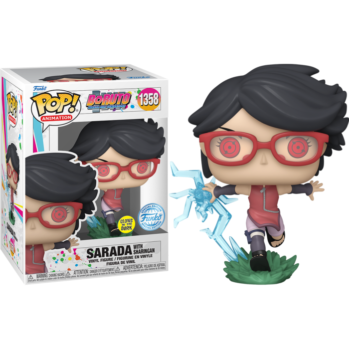 Funko Pop! Boruto: Naruto Next Generations - Sarada with Sharingan Glow in the Dark #1358