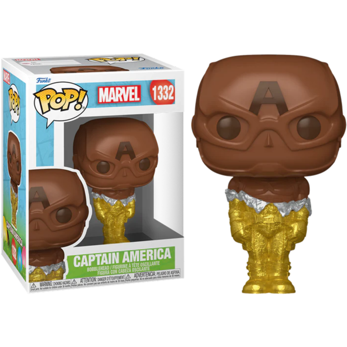 Funko Pop! Marvel Comics - Captain America (Chocolate) #1332