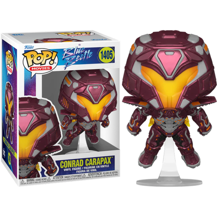 Funko Pop! Blue Beetle (2023) - Blue Beetle, Jaime Reyes & Conrad Carapax - Bundle (Set of 3)