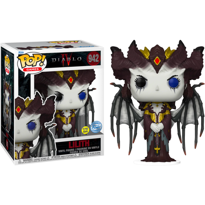 Funko Pop! Diablo IV - Lilith Glow in the Dark Super Sized 6" #942
