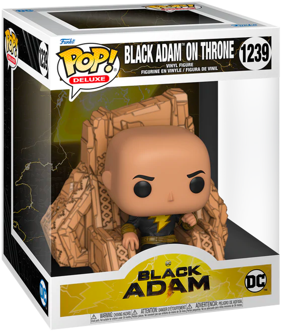 Funko Pop! Black Adam (2022) - Black Adam on Throne Deluxe #1239
