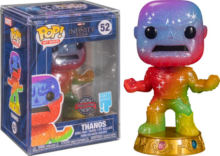 Funko Pop! Avengers 4: Endgame - Thanos Infinity Stones Metallic Artist Series with Pop! Protector #52
