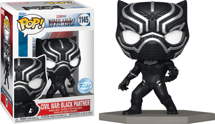 Funko Pop! Captain America: Civil War - Black Panther Build-A-Scene #1145