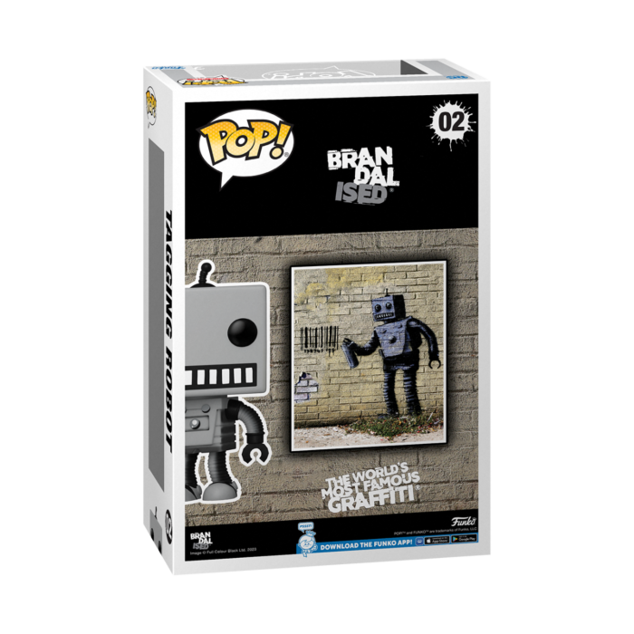 Funko Pop! Art Cover - Brandalised - Tagging Robot by Banksy #02
