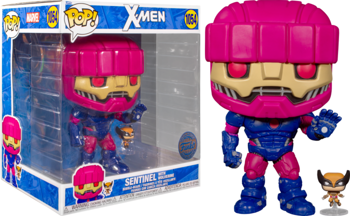 Buy Pop! Jumbo Sentinel with Wolverine at Funko.
