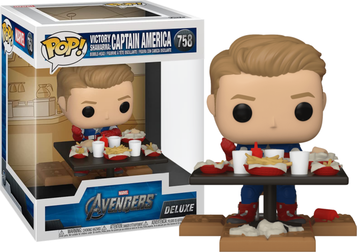 Funko Pop! The Avengers - Captain America Victory Shawarma Diorama Deluxe #758