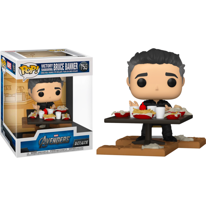 Funko Pop! The Avengers - Bruce Banner Victory Shawarma Diorama Deluxe #755 - Real Pop Mania