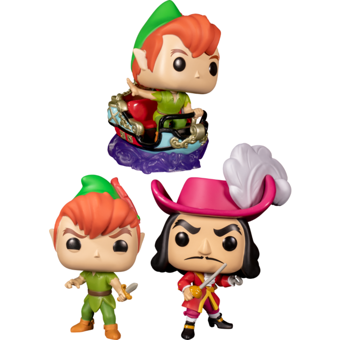 Funko Pop! Peter Pan - Peter Pan’s Flight Disneyland 65th Anniversary - Bundle (Set of 3) - The Amazing Collectables