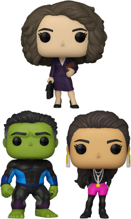 Funko Pop! She-Hulk: Attorney at Law (2022) - Namaste, All Day - Bundle (Set of 3) - Real Pop Mania