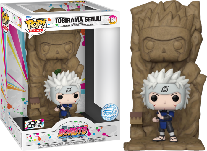 Funko Pop! Boruto: Naruto Next Generations - Tobirama Senju Hokage Rock Diorama Deluxe #1184